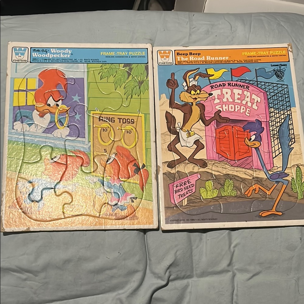 2X Whitman Frame-Tray Puzzles (Vintage)
